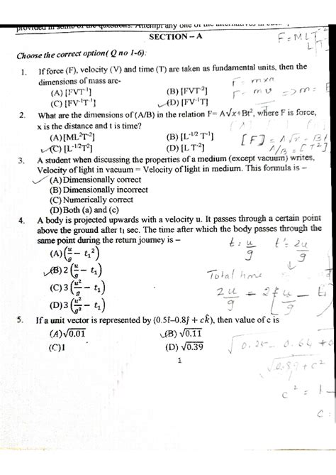Sample paper for practice - provided Attempt any one A Choose the ...