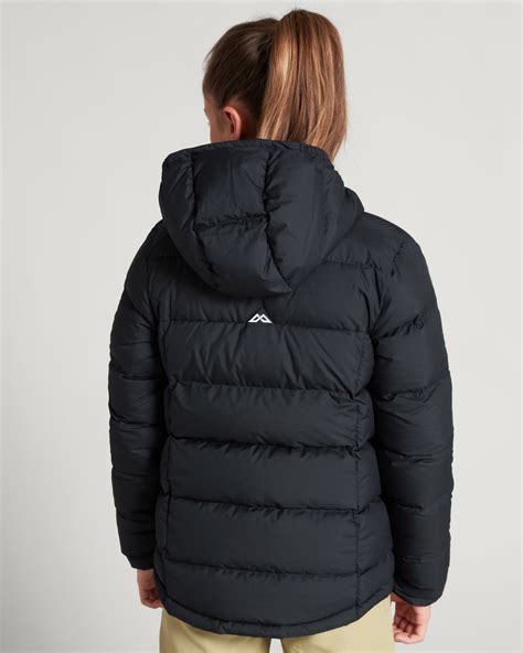 Girls' Epiq Down Jacket - Black – Kathmandu NZ