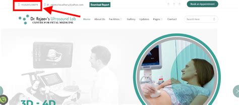 Steps to book lab visit appointment from Dr Rajivs Ultrasound Lab
