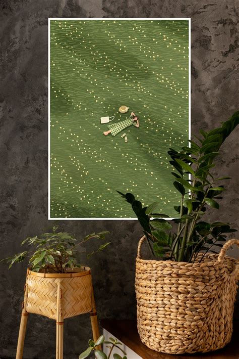 Gentle Green Poster | The Green World Poster – The Poster Valley
