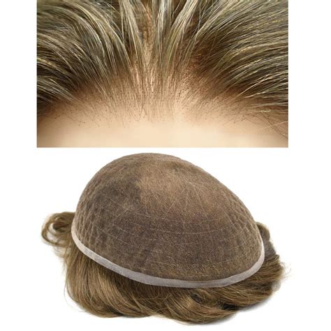 Buy Full Swiss Lace Hair Unit For Men Non Surgical Men's Hair System ...