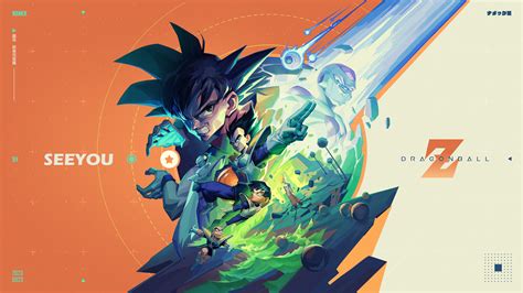 Dragonball Z, See.You | Carteles gráficos, Ilustraciones, Obras de arte 3d