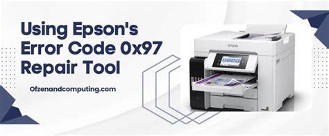 How to Fix Epson Error 0X9e 的图像结果