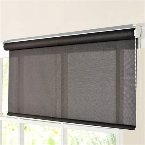 Buy DECO WINDOW Brown Sunscreen Roller Blind - 59x84" from Deco Window ...
