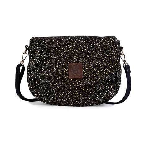 Buy ABELARDO DE MODA Attica Bag - Black Sling Bag Online