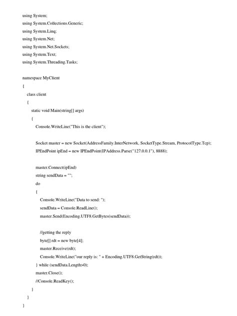 Network Socket Example 的图像结果