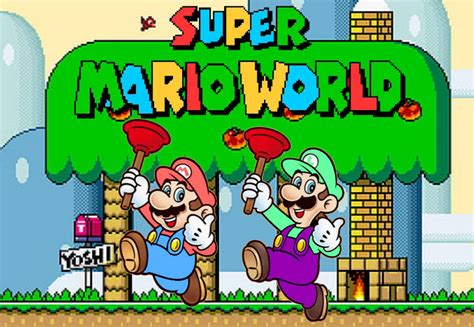 Super Mario World 1990 的图像结果