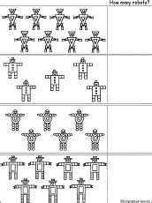 Count Triangles Robot Worksheet 的图像结果