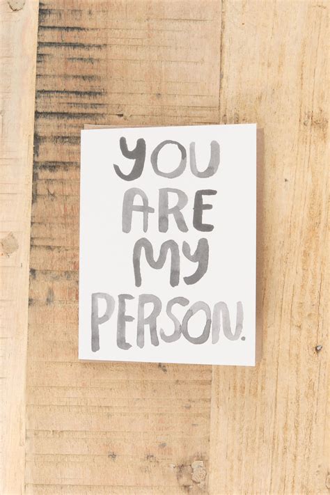 People Ive Loved You Are My Person Card – Cedar & Hyde Mercantile