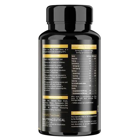 MuscleBlaze Omega 3 Fish Oil Gold: Buy Online for Nutrition