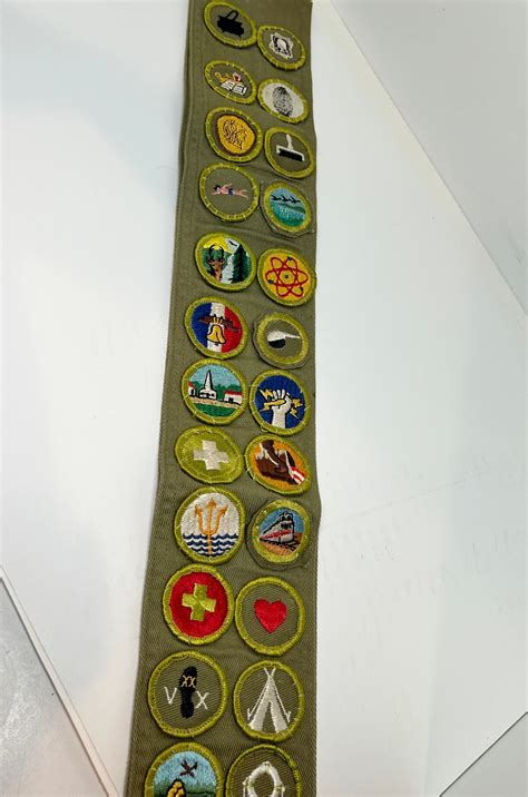 Boy Scout Merit Badge Sash