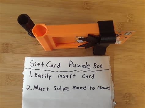 Gift Card Puzzle Box Easy to Put Card In Tough to Get Out - Etsy