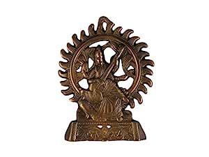 Buy Goddess Saraswati Hanging & Standing Gun Metal Copper Color God ...