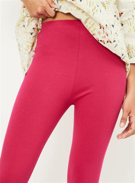 Buy Women Solid Calf-Length Leggings Online at just Rs. 349.0 ...