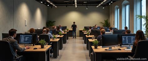 Modern Computer Lab Interior Design 的图像结果