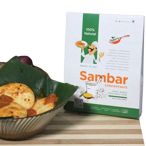 Tamy's Ready to eat Sambar PACK OF 2 | No Preservatives added | Just ...