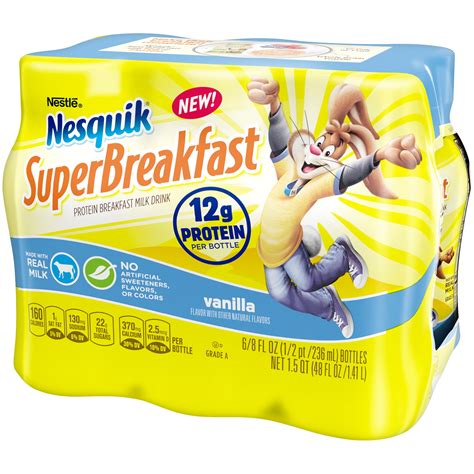 Nesquik Vanilla Milk Nutrition Facts | Besto Blog
