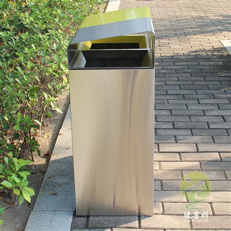 市政街道不锈钢分类垃圾箱-环卫垃圾桶网