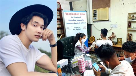 Manipuri actor launches vaccination drive for Northeastern people in ...