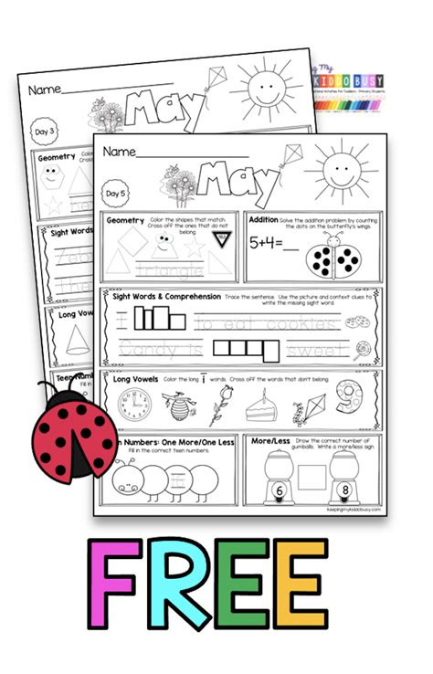 Morning Work Free Printables - Printable Templates