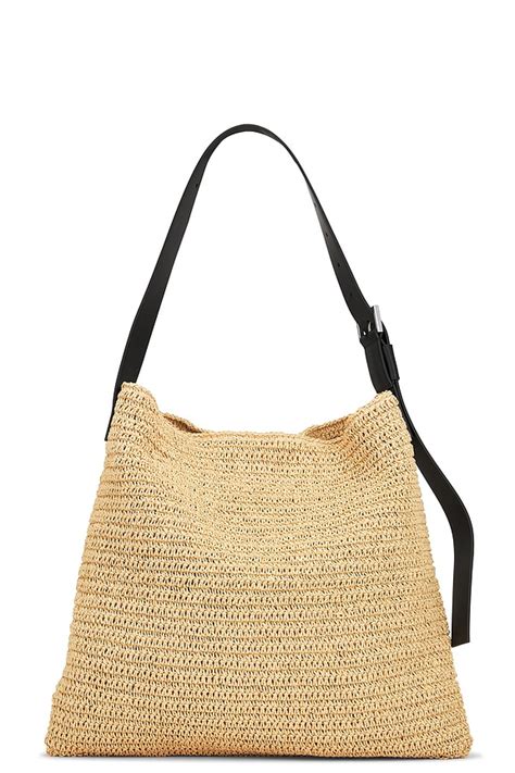 ALLSAINTS Asha Paper Shoulder Bag in Natural | REVOLVE