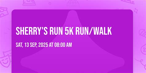 Sherrys Run 5K Run/Walk, Lebanon, TN, 13 September 2025 | AllEvents