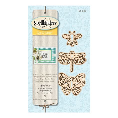 Buy S1-026 Die D-Lites Flying Bugs Etched/Wafer Thin Dies, Spellbinders ...