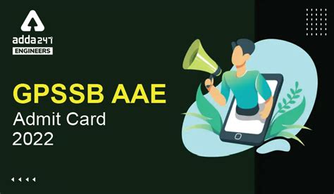 GPSSB AAE Admit Card 2022, Download GPSSB AAE Hall Ticket Here