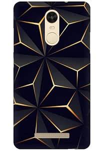 COBERTA Printed Back Cover for Mi Redmi Note 3 Back Cover Case - Black ...