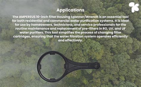 AMPEREUS Pre Filter Spanner for 10 Inch Housing for All Type Of Ro ...