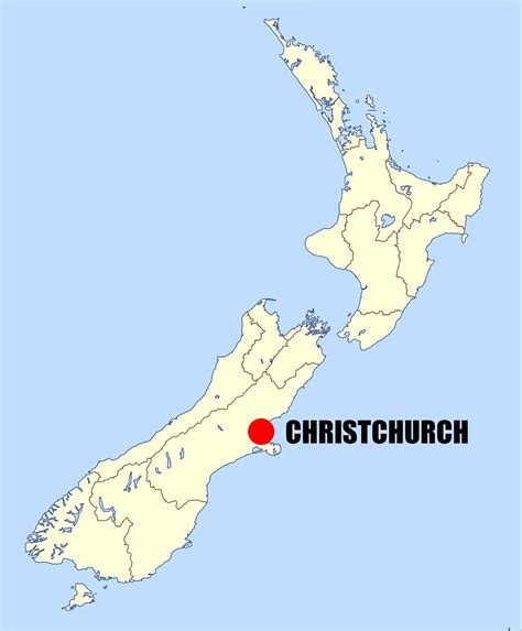 Latitude Of Christchurch New Zealand