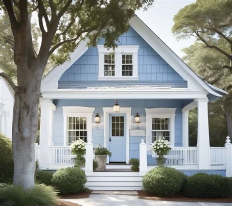 Pin by Candy on Nautic house color in 2025 | House exterior blue, Light ...