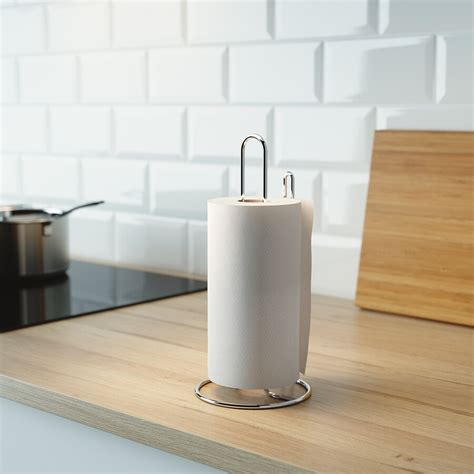 TORKAD kitchen roll holder, silver-colour - IKEA