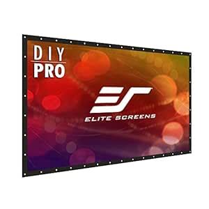Elite Screens DIY Pro Rear Series, 96-inch 16:9, Do-It-Yourself Indoor ...