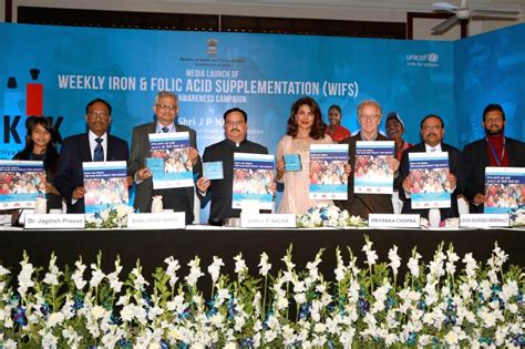 Nadda launches Media Campaign of Weekly Iron and Folic Acid Supplement ...