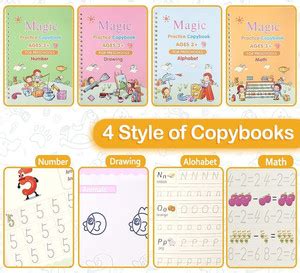 Kids Practice Magic Book, Numbers, Drawing, Math, Alphabet, Math For ...