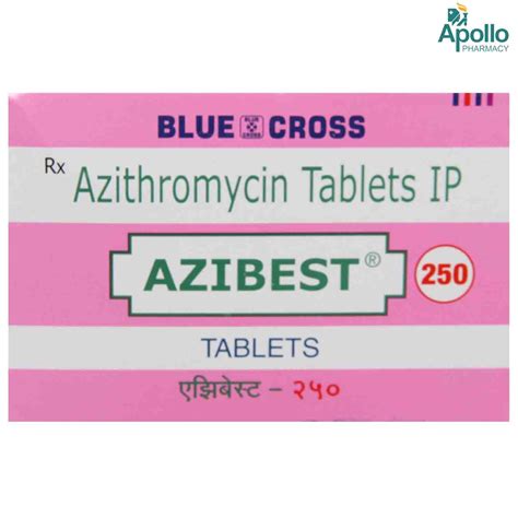 Azibest 250 mg Tablet 6's Price, Uses, Side Effects, Composition ...