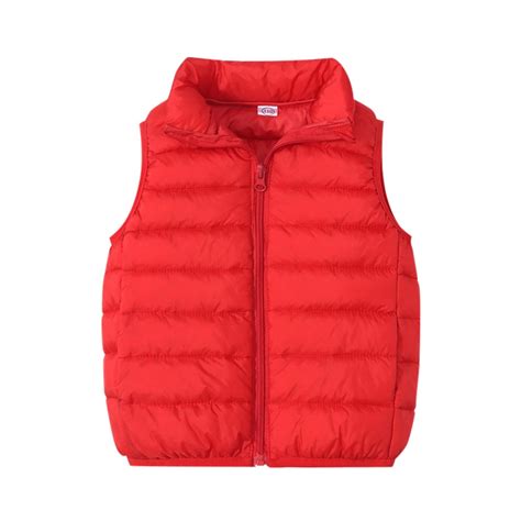 ANINEO Kids Puffer Vest Lightweight Waterproof Sleeveless Zip Up ...