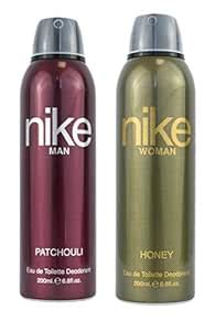 Buy Nike Unisex Patchouli Man + Honey Woman Deodorant Spray - Pack of 2 ...