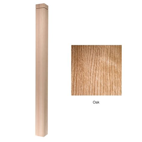 RELIABILT 48-in x 3.5-in Unfinished Red oak Craftsman Universal Stair ...