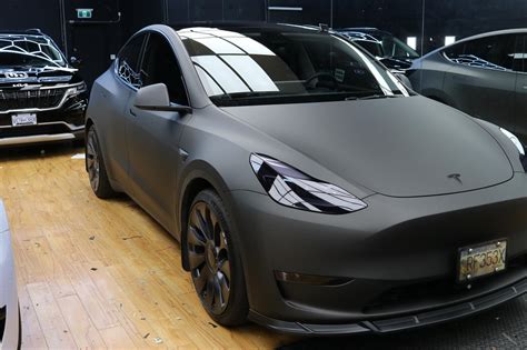 Tesla Model Y Matte Grey Wrap | Twiisted Wrap