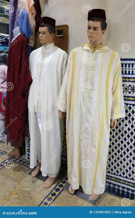 Traditional Moroccan Men`s Clothing Stock Image - Image of called ...