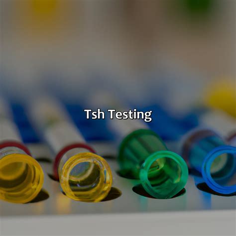 What Color Blood Tube Is Used For Tsh at Christian Brown blog