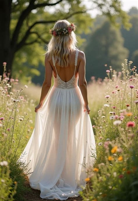 Image result for Hippie Bride Dress