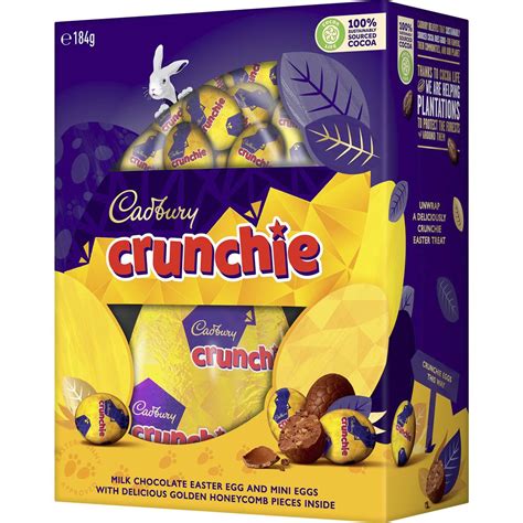 Calories in Cadbury Crunchie Easter Eggs Bag calcount