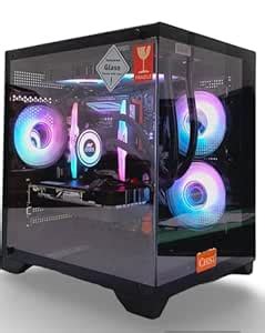 CHIST Gaming Desktop PC, Ryzen 5 5500, 16GB DDR4, 512GB NVMe SSD, RTX ...