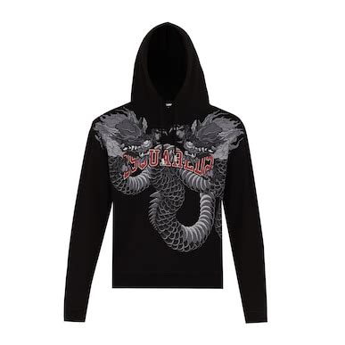 Buy Men Black Graphic Print Regular-Fit Hoodie Online at The Collective ...