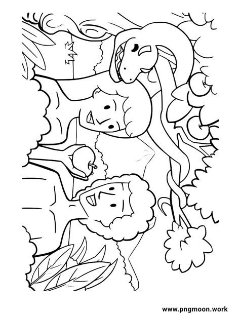 Adam and eve coloring pages – Artofit