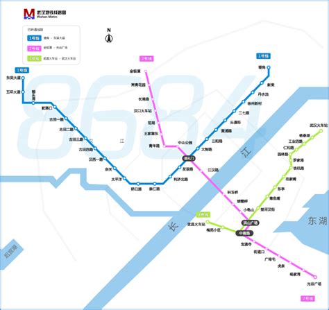武汉地铁线路图 JPG格式2014最新版