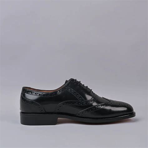 ARISTO - Ben Mens Oxford Leather Black Laceup Shoe – Hide & Leather India